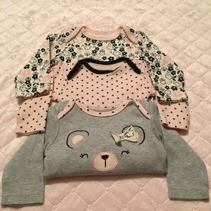 🎀Baby Gear 3-pack Bodysuit Set
